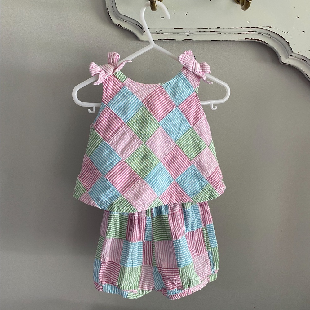 Gymboree Seer Sucker Short set